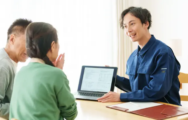 子一貫した対応・完全自社施工